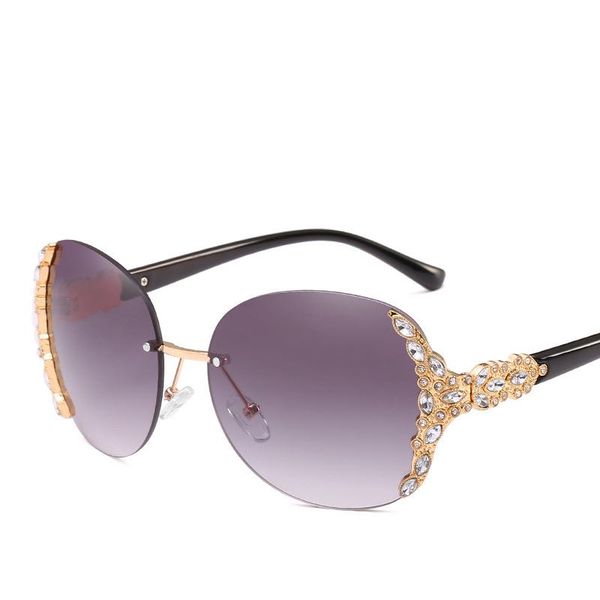 sunglasses fashion trend rimless crystal women brand pink blue diamonds gradient sun glasses uv400 lunette de soleil femme, White;black
sunglasses fashion trend rimless crystal women brand pink blue diamonds gradient sun glasses uv400 lunette de soleil femme, White;black
