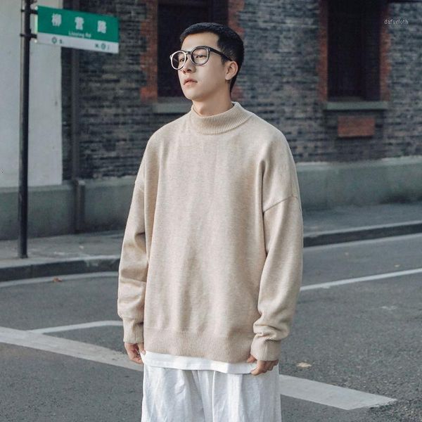 korean style stand-up collar sweater men's warm fashion casual knitted pullover men loose winter knitting sweaters mens clothes1, White;black
korean style stand-up collar sweater men's warm fashion casual knitted pullover men loose winter knitting sweaters mens clothes1, White;black