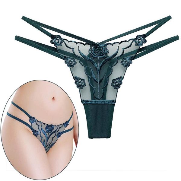 women's panties transparent ladies thong embroidered floral mesh yarn perspective young women girls underwear t pants g-string, Black;pink
women's panties transparent ladies thong embroidered floral mesh yarn perspective young women girls underwear t pants g-string, Black;pink