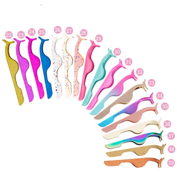 false eyelash tweezers stainless steel eyelash curler rose gold eye lash applicator auxiliary clip clamp
false eyelash tweezers stainless steel eyelash curler rose gold eye lash applicator auxiliary clip clamp
