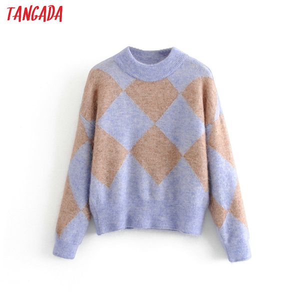 tangada women geometric oversize knitted sweaters long sleeve vintage lady fashion pullovers winter thick stylish 3h83 c1120, White;black
tangada women geometric oversize knitted sweaters long sleeve vintage lady fashion pullovers winter thick stylish 3h83 c1120, White;black
