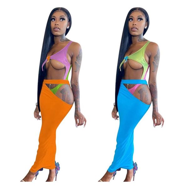 wholesale bulk swimwear women onesies beach dress hollow out 2 piece sets patchwork mini swimsuits beach suits 6963, White;black
wholesale bulk swimwear women onesies beach dress hollow out 2 piece sets patchwork mini swimsuits beach suits 6963, White;black