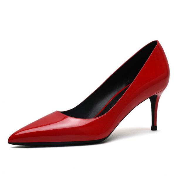 nova primavera outono clssico feminino genuno couro de patente escritrio bombas finas saltos altos vermelho nu branco trabalho sapatos uwku, Black
nova primavera outono clssico feminino genuno couro de patente escritrio bombas finas saltos altos vermelho nu branco trabalho sapatos uwku, Black