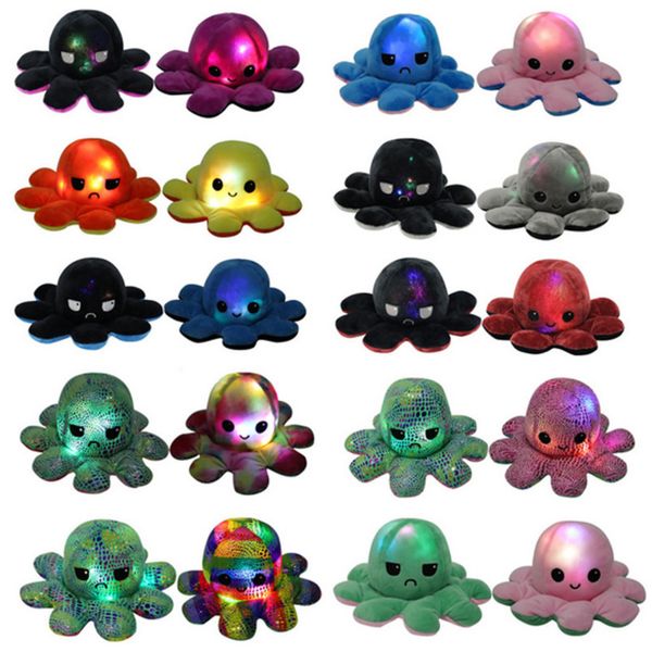 reversible flip ocs led luminous plush stuffed toy novel double-sided doll baby gift light up flip flop animal home supplies g11908, Red;brown
reversible flip ocs led luminous plush stuffed toy novel double-sided doll baby gift light up flip flop animal home supplies g11908, Red;brown