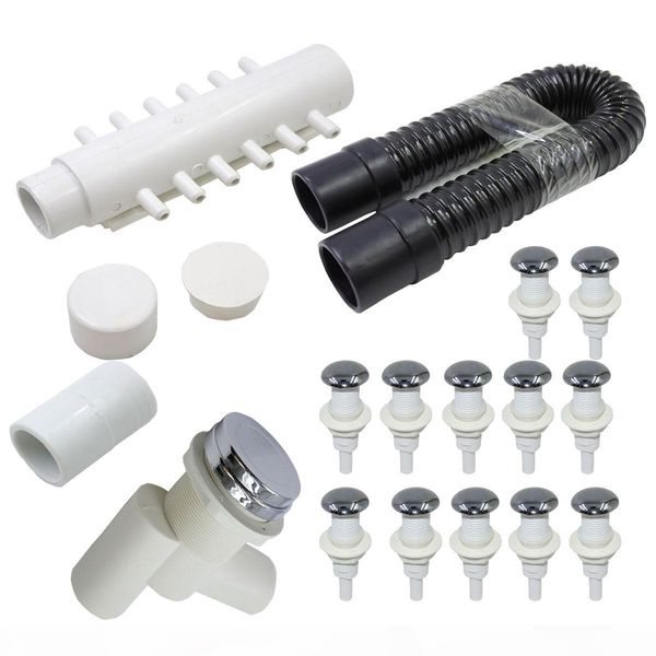 spa massage tub nozzle suit ,such as air jet air distributor water valve tub pipe,suitable for all types of massage bathtub
spa massage tub nozzle suit ,such as air jet air distributor water valve tub pipe,suitable for all types of massage bathtub