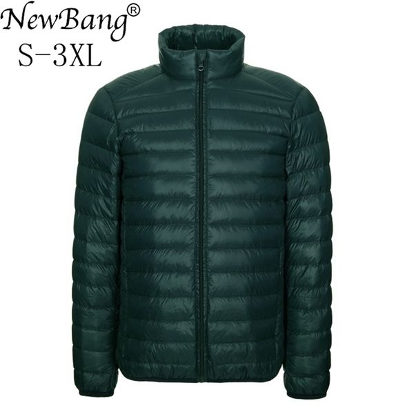 newbang brang men's down jacket ultralight down jacket men stand collar winter feather windbreaker lightweight warm thin parka 201223, Black
newbang brang men's down jacket ultralight down jacket men stand collar winter feather windbreaker lightweight warm thin parka 201223, Black