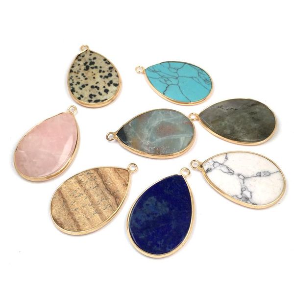 pendant necklaces natural stone pendants & necklace water drop shape stainless steel jewelry fashion for making supplies 25x38mm, Silver
pendant necklaces natural stone pendants & necklace water drop shape stainless steel jewelry fashion for making supplies 25x38mm, Silver
