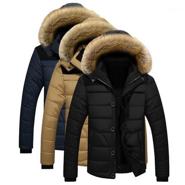 men's trench coats 2021 mens fashion winter jacket men thick casual outwear jackets fur collar windproof parkas plus size velvet warm c, Tan;black
men's trench coats 2021 mens fashion winter jacket men thick casual outwear jackets fur collar windproof parkas plus size velvet warm c, Tan;black