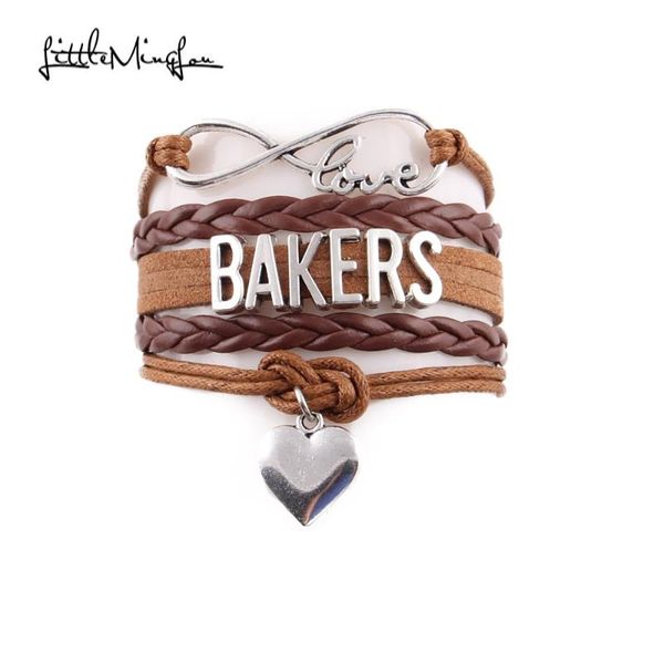 charm bracelets little minglou infinity love bakers bracelet heart leather wrap men & bangles for women jewelry, Golden;silver
charm bracelets little minglou infinity love bakers bracelet heart leather wrap men & bangles for women jewelry, Golden;silver