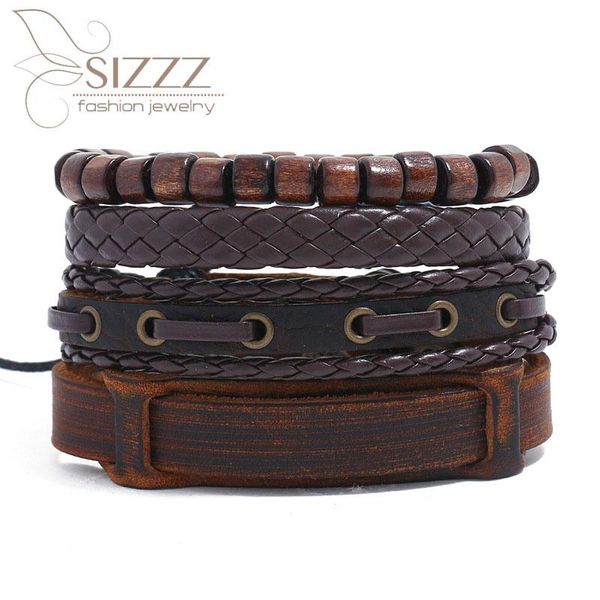 charm bracelets 2021 vintage woven 4 piece bracelet diy leather bracelet&bangles for women/men, Golden;silver
charm bracelets 2021 vintage woven 4 piece bracelet diy leather bracelet&bangles for women/men, Golden;silver