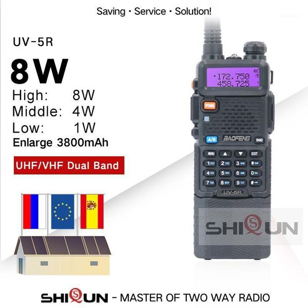 baofeng uv-5r 8w walkie talkie 3800mah battery vhf uhf dual band uv5r uhf vhf two way radio uv 5r tri power mode enlarge 3800mah1
baofeng uv-5r 8w walkie talkie 3800mah battery vhf uhf dual band uv5r uhf vhf two way radio uv 5r tri power mode enlarge 3800mah1