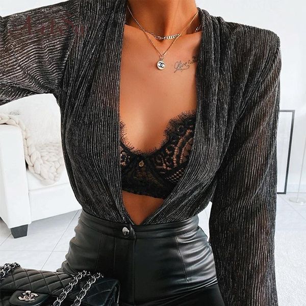 long sleeve party bodysuit deep v neck glittler silver women elegant 2020 spring female body suit new asju607251, Black;white
long sleeve party bodysuit deep v neck glittler silver women elegant 2020 spring female body suit new asju607251, Black;white