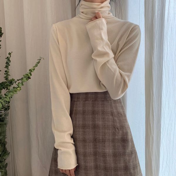 stretch women sweaters turtleneck pullovers soft primer shirt long sleeve korean slim-fit tight sweater autumn winter solid 201111, White;black
stretch women sweaters turtleneck pullovers soft primer shirt long sleeve korean slim-fit tight sweater autumn winter solid 201111, White;black