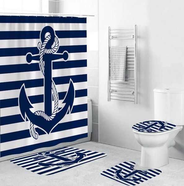 bath accessory set anchor print shower curtain base carpet cover toilet seat mat bathroom with hooked
bath accessory set anchor print shower curtain base carpet cover toilet seat mat bathroom with hooked