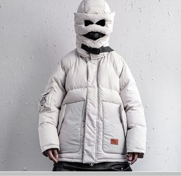 dark black white hip hop padded jackets thicken warm cargo parka jacket men function creative removable windbreaker parka coat, Black;brown
dark black white hip hop padded jackets thicken warm cargo parka jacket men function creative removable windbreaker parka coat, Black;brown