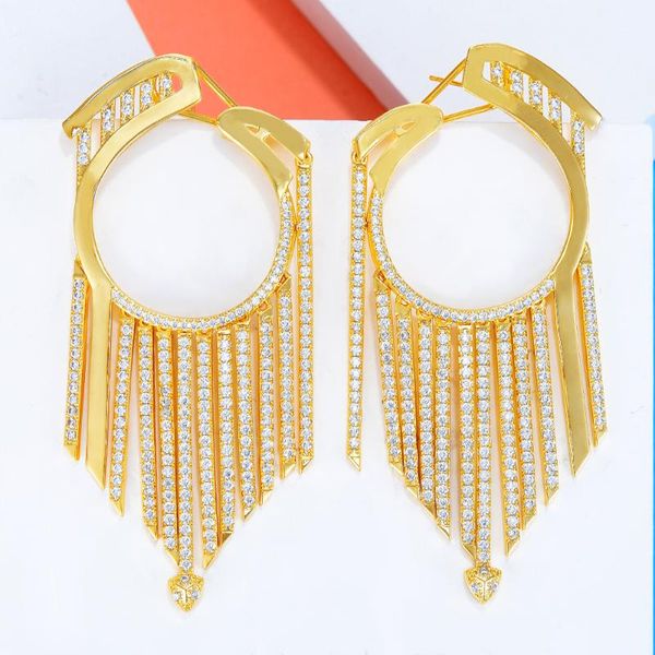 godki 80mm maxi trendy long women earrings in jewelry charms full cubic zirconia dangle drop earrings statement african jewelry, Silver
godki 80mm maxi trendy long women earrings in jewelry charms full cubic zirconia dangle drop earrings statement african jewelry, Silver