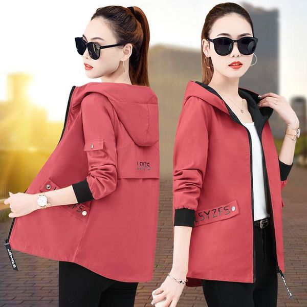 women jacket2019 spring and autumn new fashion hooded loose baseball uniform casual wild jacket thin coat female1, Black;brown
women jacket2019 spring and autumn new fashion hooded loose baseball uniform casual wild jacket thin coat female1, Black;brown