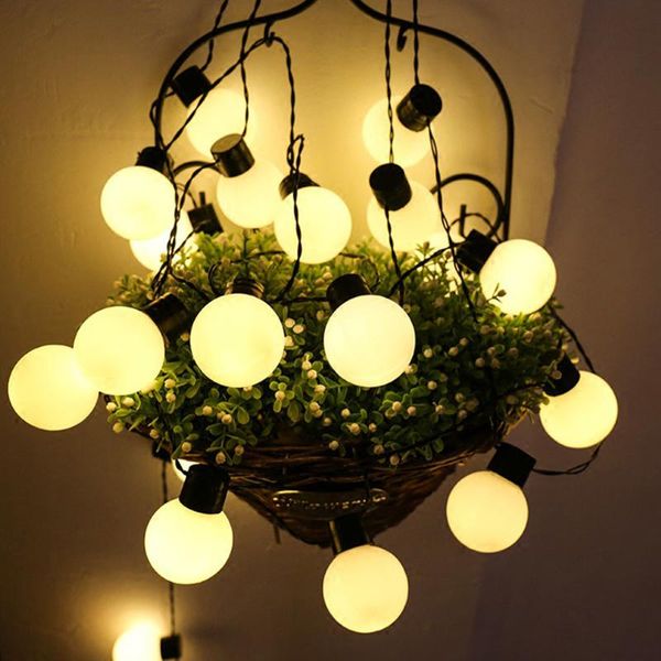 6m 20 leds string light outdoor waterproof fairy lights garland ball bulbs garden patio wedding christmas decoration light chain
6m 20 leds string light outdoor waterproof fairy lights garland ball bulbs garden patio wedding christmas decoration light chain