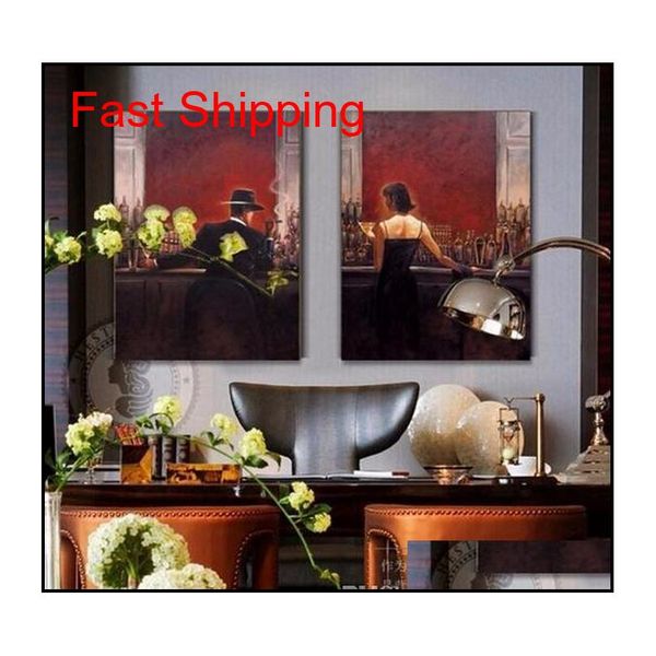 2pcs of the cigar bar men and women, quality hand painted /hd print pop art oil painting canvas.multi sizes optio qyldis yh_pack
2pcs of the cigar bar men and women, quality hand painted /hd print pop art oil painting canvas.multi sizes optio qyldis yh_pack
