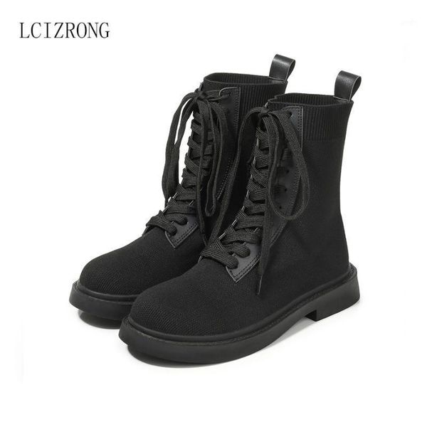 boots lcizrong women's black ankle 2021 fashion spring and autumn stretch casual lace up wild woman1
boots lcizrong women's black ankle 2021 fashion spring and autumn stretch casual lace up wild woman1