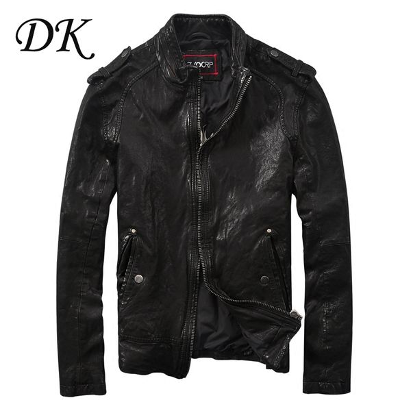 new men's leather sheep skin leather coat collar jacket slim korean locomotive youth winter men lj201029, Black
new men's leather sheep skin leather coat collar jacket slim korean locomotive youth winter men lj201029, Black