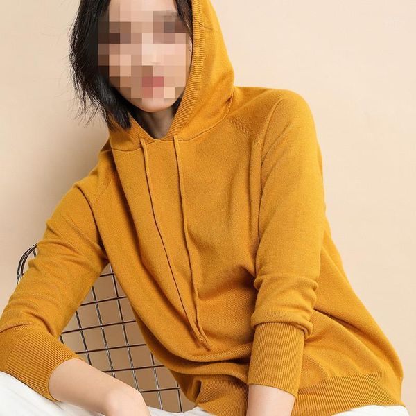 solid knitted hooded sweater women hat pullover with a hood yellow mujuer female clothing 2020 oversize pullovers plus size xxl1, White;black
solid knitted hooded sweater women hat pullover with a hood yellow mujuer female clothing 2020 oversize pullovers plus size xxl1, White;black