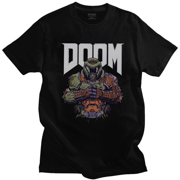 cool doom eternal t shirt men short-sleeve game slayer skull tshirt printed streetwear t-shirt pure cotton slim fit tee, White;black
cool doom eternal t shirt men short-sleeve game slayer skull tshirt printed streetwear t-shirt pure cotton slim fit tee, White;black