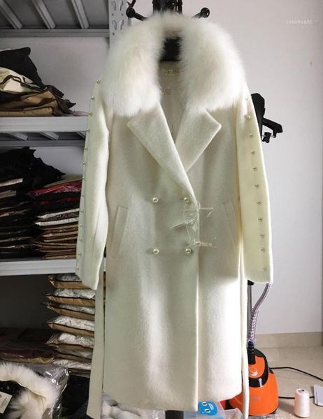 winter fashion real fur woolen blends coat double breasted cashmere coat female cotton filling thicker warm outerwear f9371, Black
winter fashion real fur woolen blends coat double breasted cashmere coat female cotton filling thicker warm outerwear f9371, Black