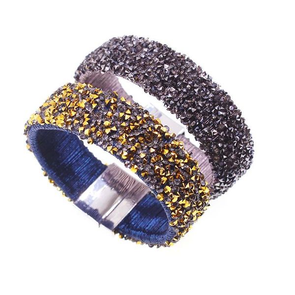 tennis fashion wide crystal female leather bracelet bangles wrap charm femme women jewelry, Golden;silver
tennis fashion wide crystal female leather bracelet bangles wrap charm femme women jewelry, Golden;silver
