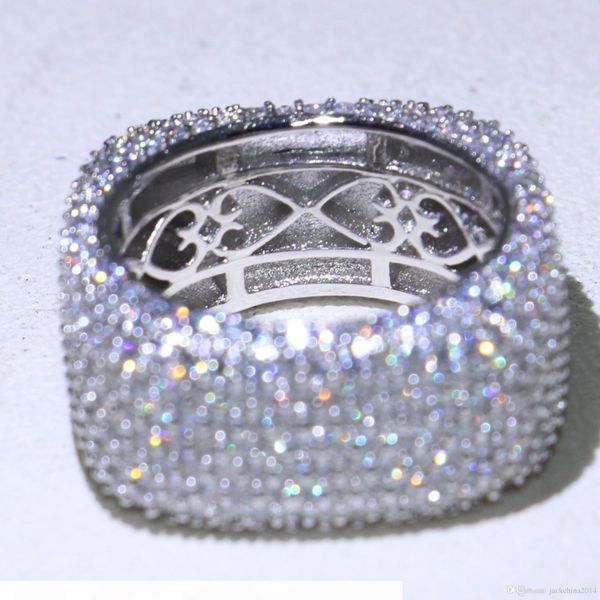 high end size 5 -10 luxury jewelry 925 sterling silver fill pave mirco full white sapphire cz diamond promise ring wedding women band ring, Slivery;golden
high end size 5 -10 luxury jewelry 925 sterling silver fill pave mirco full white sapphire cz diamond promise ring wedding women band ring, Slivery;golden