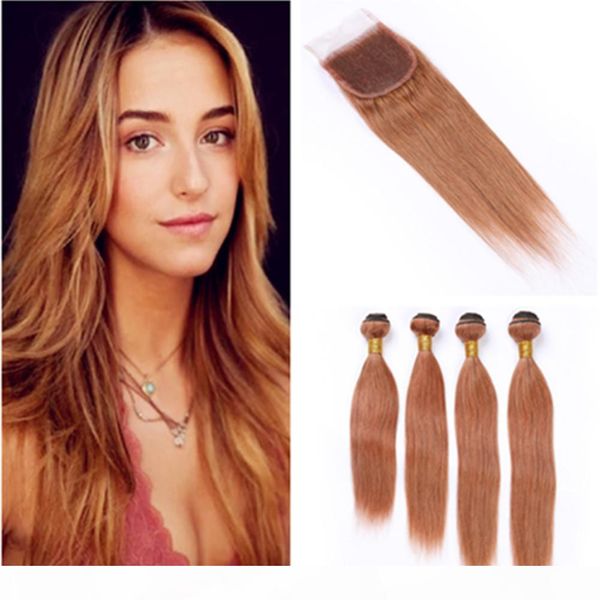 #30 medium auburn virgin hair weaves with closure peruvian straight auburn human hair extensions 4 bundle deals with lace closure 4x4, Black;brown
#30 medium auburn virgin hair weaves with closure peruvian straight auburn human hair extensions 4 bundle deals with lace closure 4x4, Black;brown
