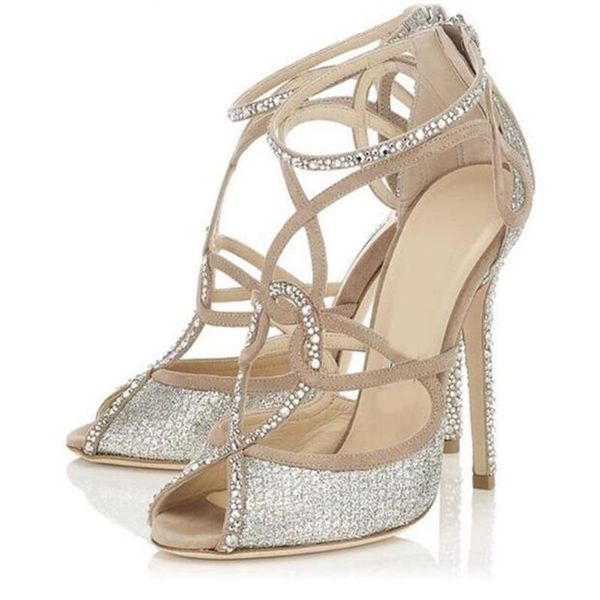 luxury bling bling rhinestone high heel sandals cross strap stiletto heels studded dress shoe hollow strappy wedding shoes bride, Black
luxury bling bling rhinestone high heel sandals cross strap stiletto heels studded dress shoe hollow strappy wedding shoes bride, Black