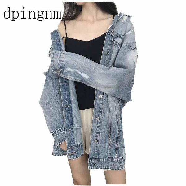 women's trench coats 2021 denim jackets women hole style long sleeve vintage jean jacket loose spring autumn coat, Tan;black
women's trench coats 2021 denim jackets women hole style long sleeve vintage jean jacket loose spring autumn coat, Tan;black