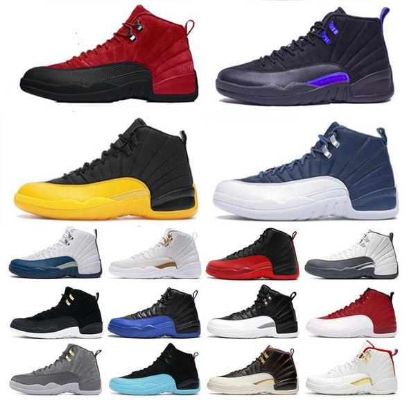 12 mens basketball jumpman shoes 12s university gold indigo flu game royal the master dark concord grey white men sports sneakers, Black
12 mens basketball jumpman shoes 12s university gold indigo flu game royal the master dark concord grey white men sports sneakers, Black