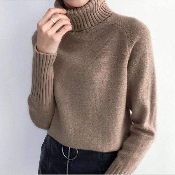 autumn winter turtleneck sweaters women solid knitted women's sweater pullover fashion tricot jersey jumper pull ladies 201023, White;black
autumn winter turtleneck sweaters women solid knitted women's sweater pullover fashion tricot jersey jumper pull ladies 201023, White;black