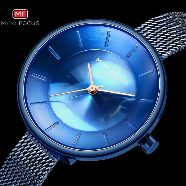 minifocus luxury brand ladies quartz watch blue stainless steel watches mesh strap waterproof fashion elegant women wristwatch, Slivery;brown
minifocus luxury brand ladies quartz watch blue stainless steel watches mesh strap waterproof fashion elegant women wristwatch, Slivery;brown