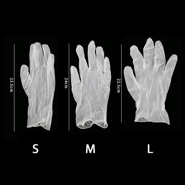 100 transparent gloves pcs disposable pvc good dishwashing/kitchen/ /latex/rubber/garden gloves universal
100 transparent gloves pcs disposable pvc good dishwashing/kitchen/ /latex/rubber/garden gloves universal
