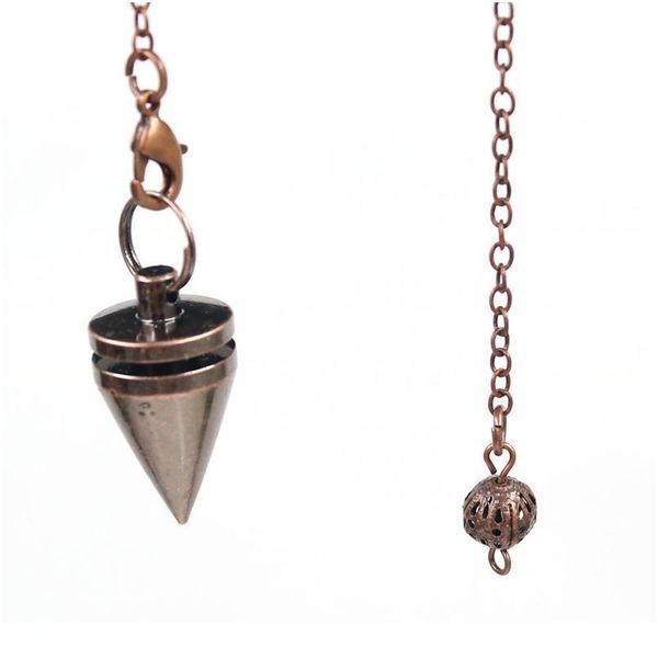 small cone metal pendant pendule pendulum for dowsing healing spiritual pendulo women men amulet reiki wicca pendule jllcxl, Black
small cone metal pendant pendule pendulum for dowsing healing spiritual pendulo women men amulet reiki wicca pendule jllcxl, Black