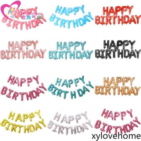 24 styles 16 inch aluminum film material letter birthday balloons 13pcs/set children birthday party decoration wedding room decor balloon
24 styles 16 inch aluminum film material letter birthday balloons 13pcs/set children birthday party decoration wedding room decor balloon