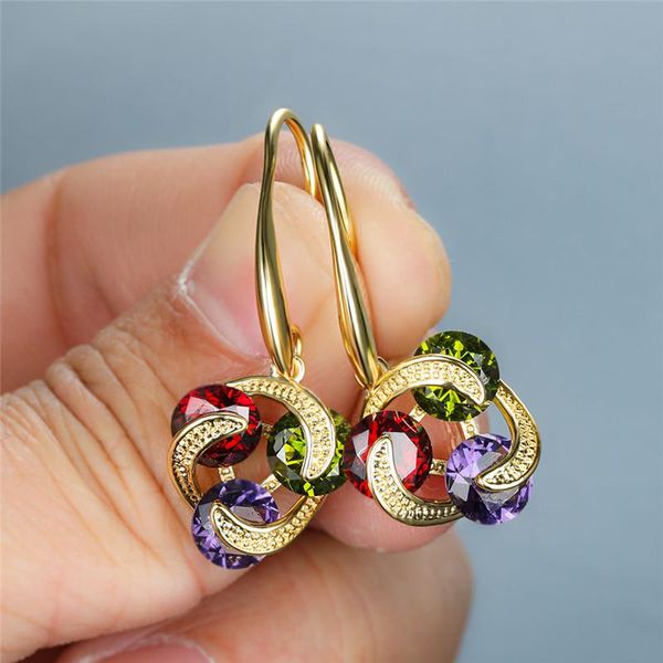 Blaike Charming Three-Color CZ Stone Dangle Earrings For Women Yellow Gold Color Wedding Party Jewelry Valentine's Day Gifts, Silver
Blaike Charming Three-Color CZ Stone Dangle Earrings For Women Yellow Gold Color Wedding Party Jewelry Valentine's Day Gifts, Silver