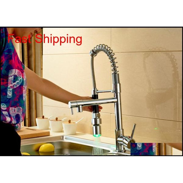 new chrome led pull down spring kitchen faucet swivel spout mix jllozq bdefight
new chrome led pull down spring kitchen faucet swivel spout mix jllozq bdefight