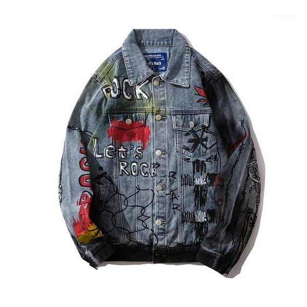 men's jackets kiovno men's graffiti harajuku jeans coats hip hop printed denim streetwear for male skull painted1, Black;brown
men's jackets kiovno men's graffiti harajuku jeans coats hip hop printed denim streetwear for male skull painted1, Black;brown
