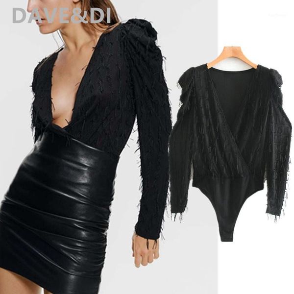 women's jumpsuits & rompers dave&di 2021 bodysuits women england style solid simple vintage puff sleeve tassles v-neck skinny 1, Black;white
women's jumpsuits & rompers dave&di 2021 bodysuits women england style solid simple vintage puff sleeve tassles v-neck skinny 1, Black;white