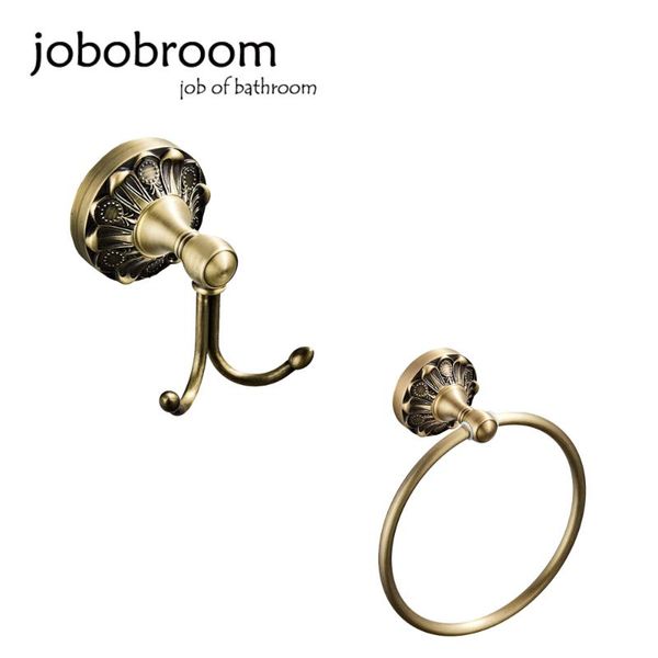 bath accessory set jobobroom bathroom hardware and old bronze color accessories wall-mounted towel ring clothes hook
bath accessory set jobobroom bathroom hardware and old bronze color accessories wall-mounted towel ring clothes hook