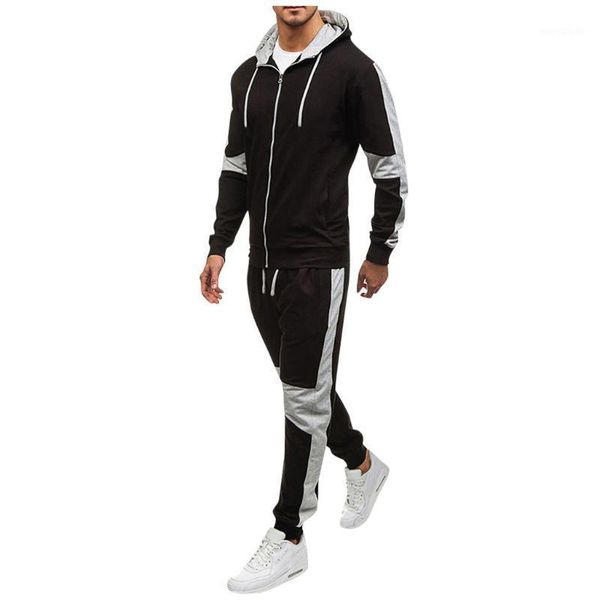 jogging fashion men set zipper hoodies+pants sets male tracksuit men's casual slim fit sportswear male sweat shirts clothing1, White;black
jogging fashion men set zipper hoodies+pants sets male tracksuit men's casual slim fit sportswear male sweat shirts clothing1, White;black