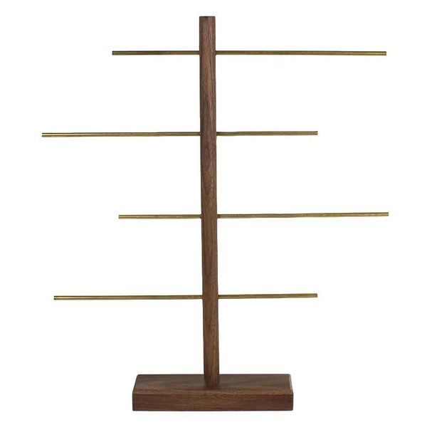 black walnut wood earring display rack rose golden metal hook necklace rack jewelry display props earrings earring hanger, Pink;blue
black walnut wood earring display rack rose golden metal hook necklace rack jewelry display props earrings earring hanger, Pink;blue