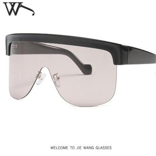 high end sunglasses, new glasses conjoined men riding women fashion big frame personality windproof, White;black
high end sunglasses, new glasses conjoined men riding women fashion big frame personality windproof, White;black