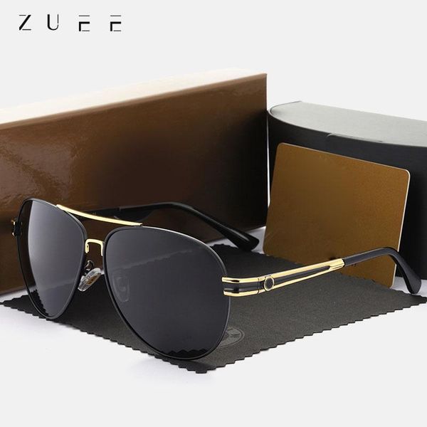 sunglasses zuee men classic polarized brand design driving sun glasses for vintage male uv400 sunglass shades, White;black
sunglasses zuee men classic polarized brand design driving sun glasses for vintage male uv400 sunglass shades, White;black