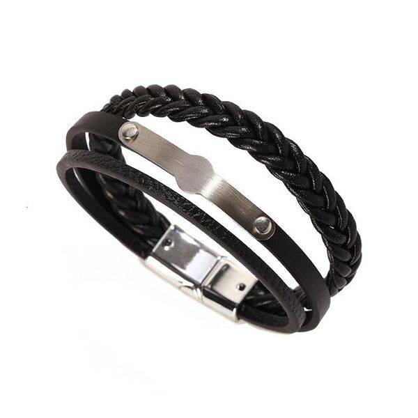 junwei 2020 new fashion men's multi-layer woven magnetic buckle leather bracelet punk style gifts jllrlp
junwei 2020 new fashion men's multi-layer woven magnetic buckle leather bracelet punk style gifts jllrlp