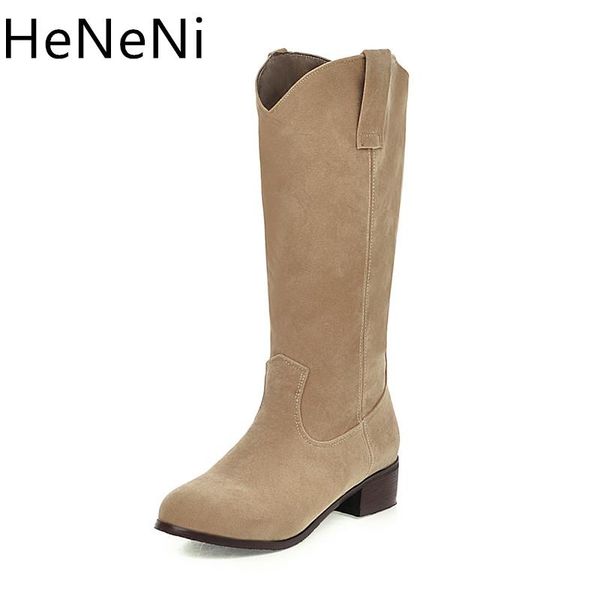 boots 2021 fashion women autumn winter shoes slip-on mid-calf solid flat thick heels mujer zapatos de mujer32-43, Black
boots 2021 fashion women autumn winter shoes slip-on mid-calf solid flat thick heels mujer zapatos de mujer32-43, Black